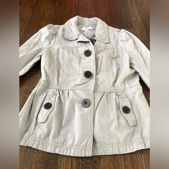 Ann Taylor LOFT Women’s S Petite Light Gray Denim 3/4 Sleeved Blazer Jacket EUC! - Picture 2 of 9